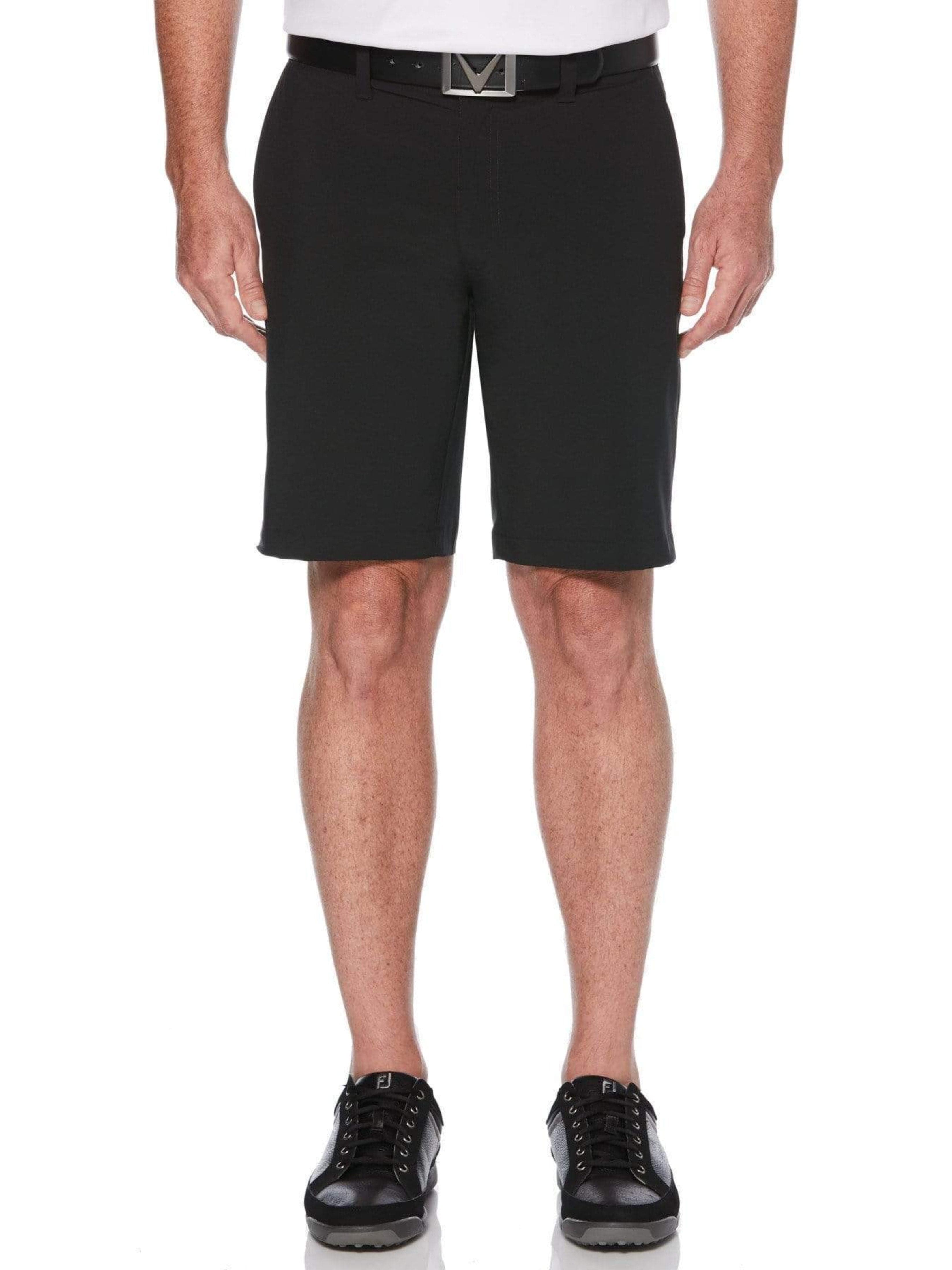 Callaway Apparel Mens Big & Tall Stretch Shorts, Size 42B, Black, Polyester/Spandex | Golf Apparel Shop