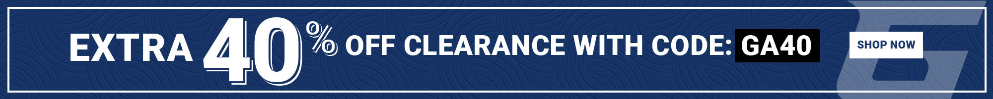 EXTRA 40% OFF CLEARANCE WITH CODE: GA40 - Shop Now