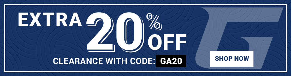 EXTRA 20% OFF CLEARANCE WITH CODE: GA20 | Shop Now