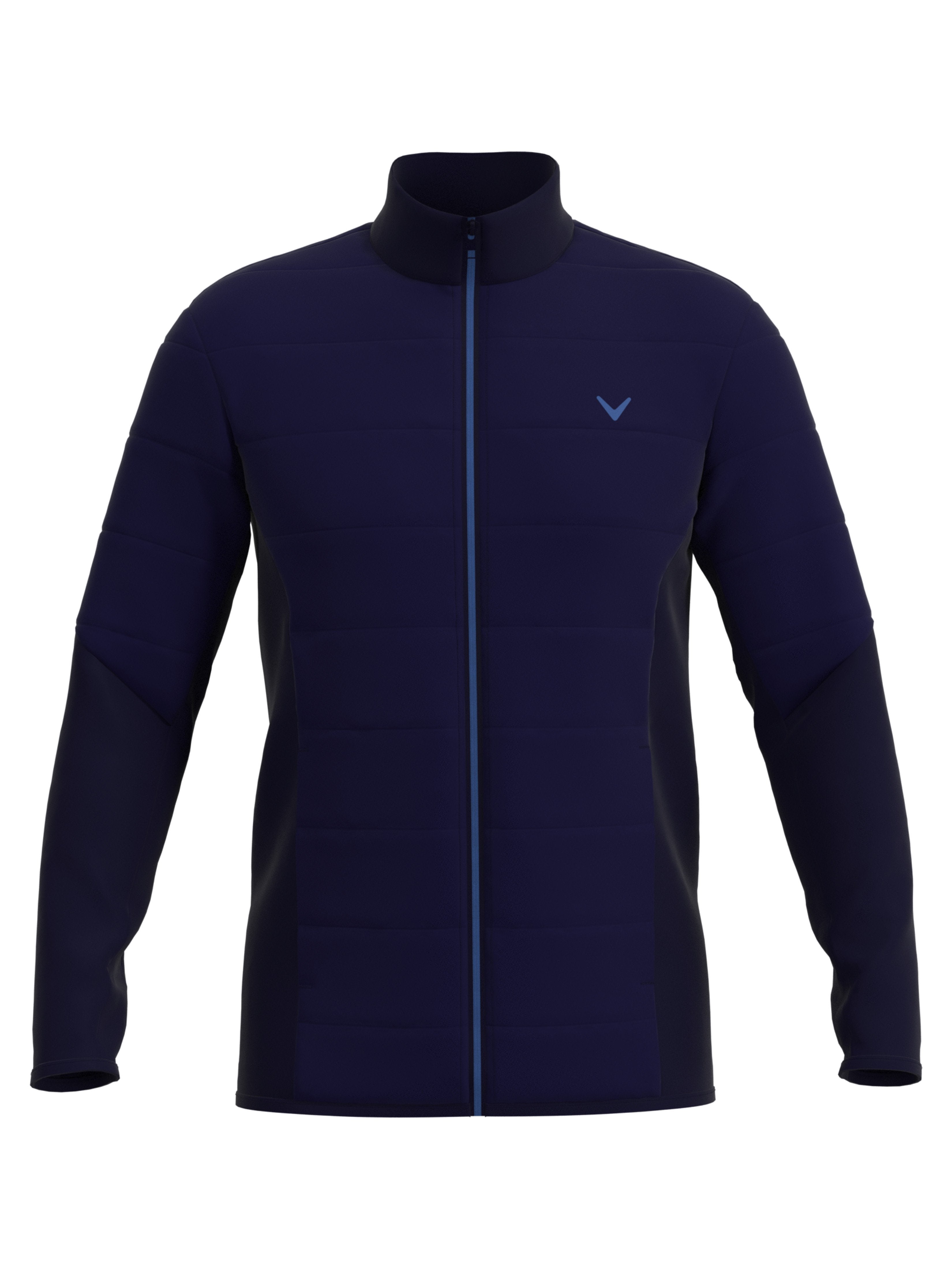 Callaway Apparel Mens Hybrid Performance Puffer Jacket Top, Size 2XL, Navy Blue, 100% Polyester | Golf Apparel Shop