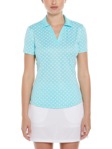 Callaway Apparel Women's Plus Swing Tech Golf Polo Shirt, Size 3X,  Brilliant White, 100% Polyester, Golf Apparel Shop