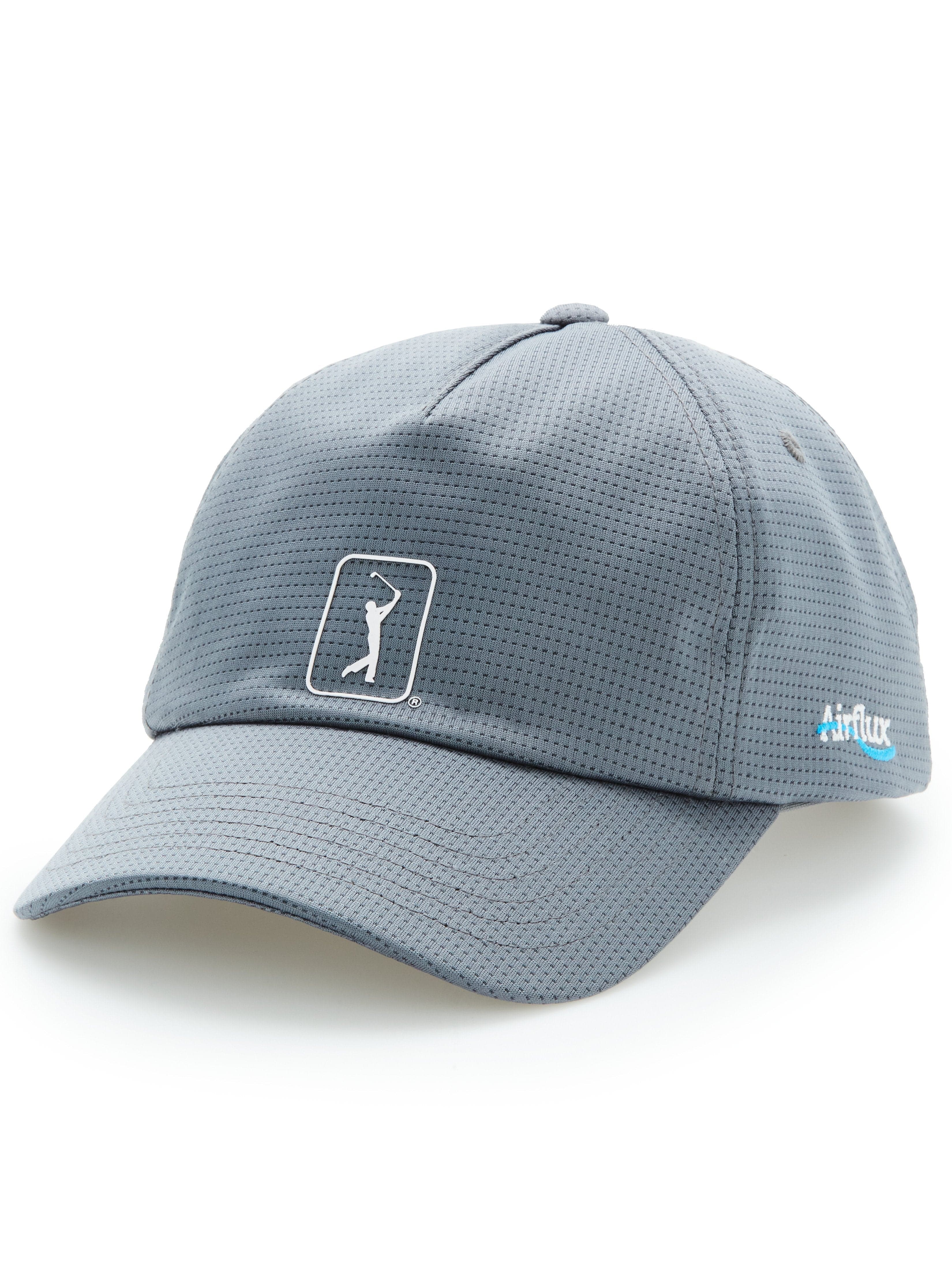 PGA TOUR Apparel AirFlux™ Mesh Cap, Quiet Shade Gray, Polyester/Polyurethane | Golf Apparel Shop