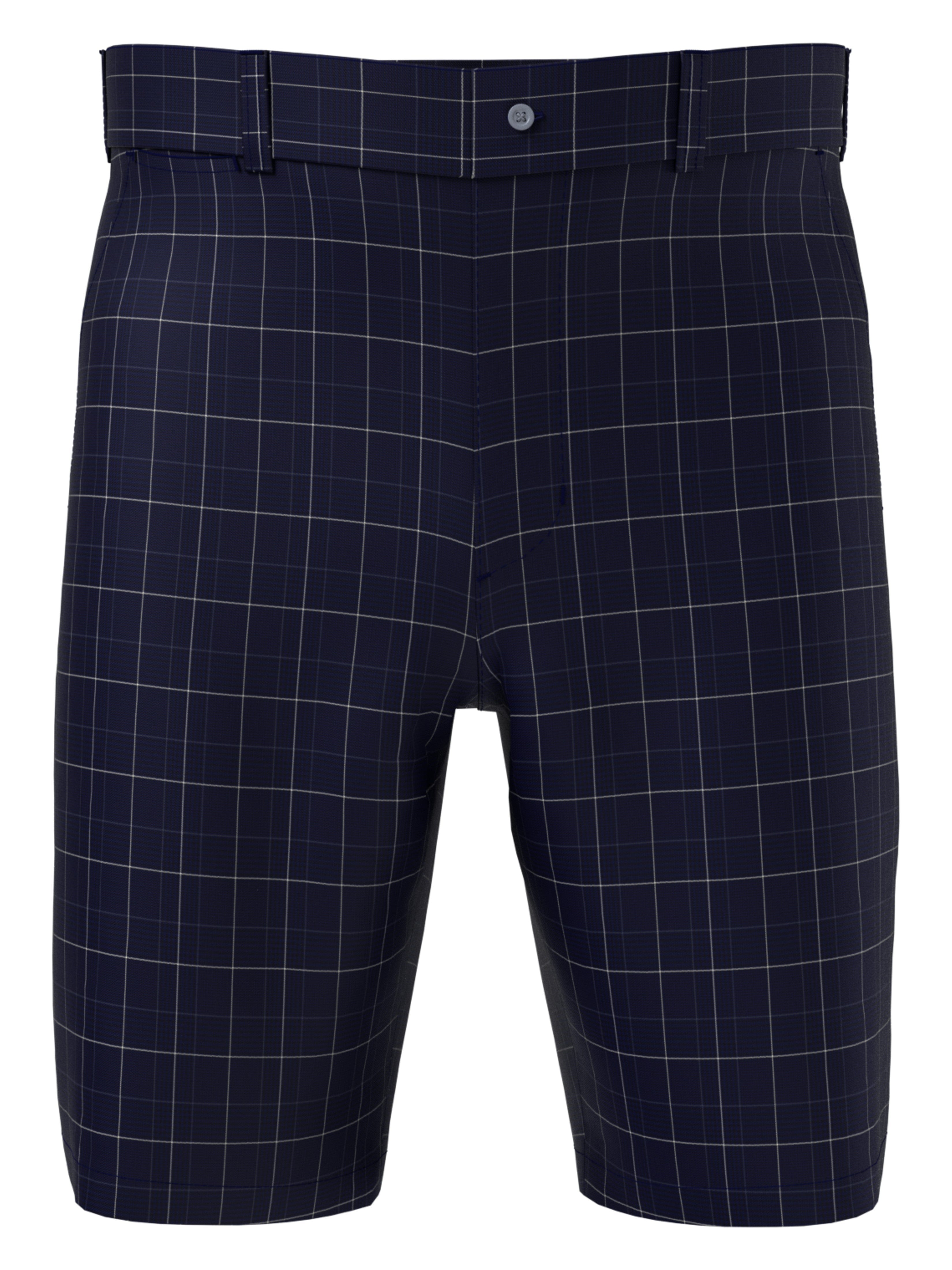 PGA TOUR Apparel Boys 7" Flat Front Plaid Print Golf Shorts, Size XL, Turkish Sea Blue, Polyester/Elastane | Golf Apparel Shop