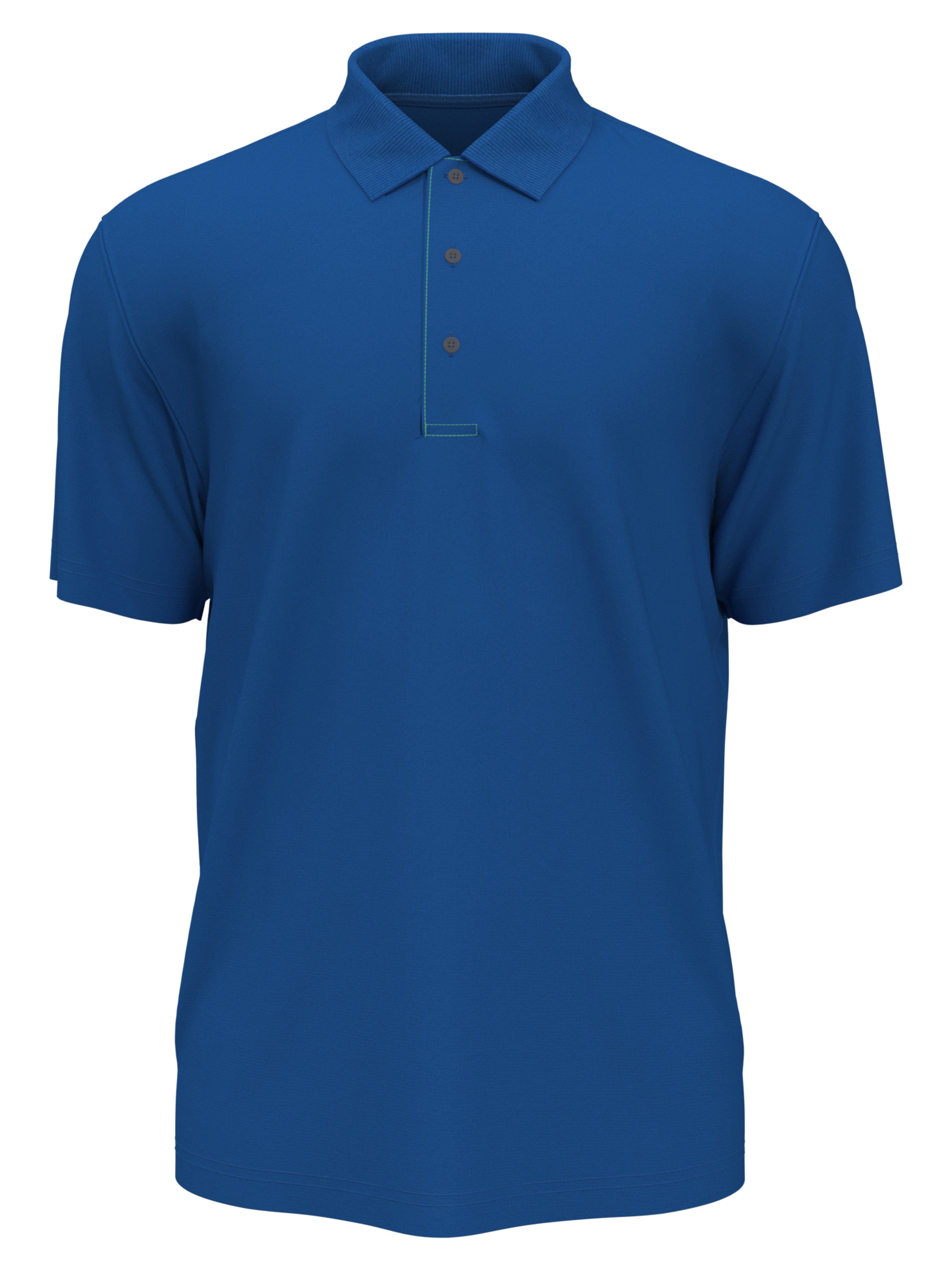 PGA TOUR Apparel Boys AirFlux™ Solid Mesh Golf Polo Shirt, Size Small, Turkish Sea Blue, 100% Polyester | Golf Apparel Shop