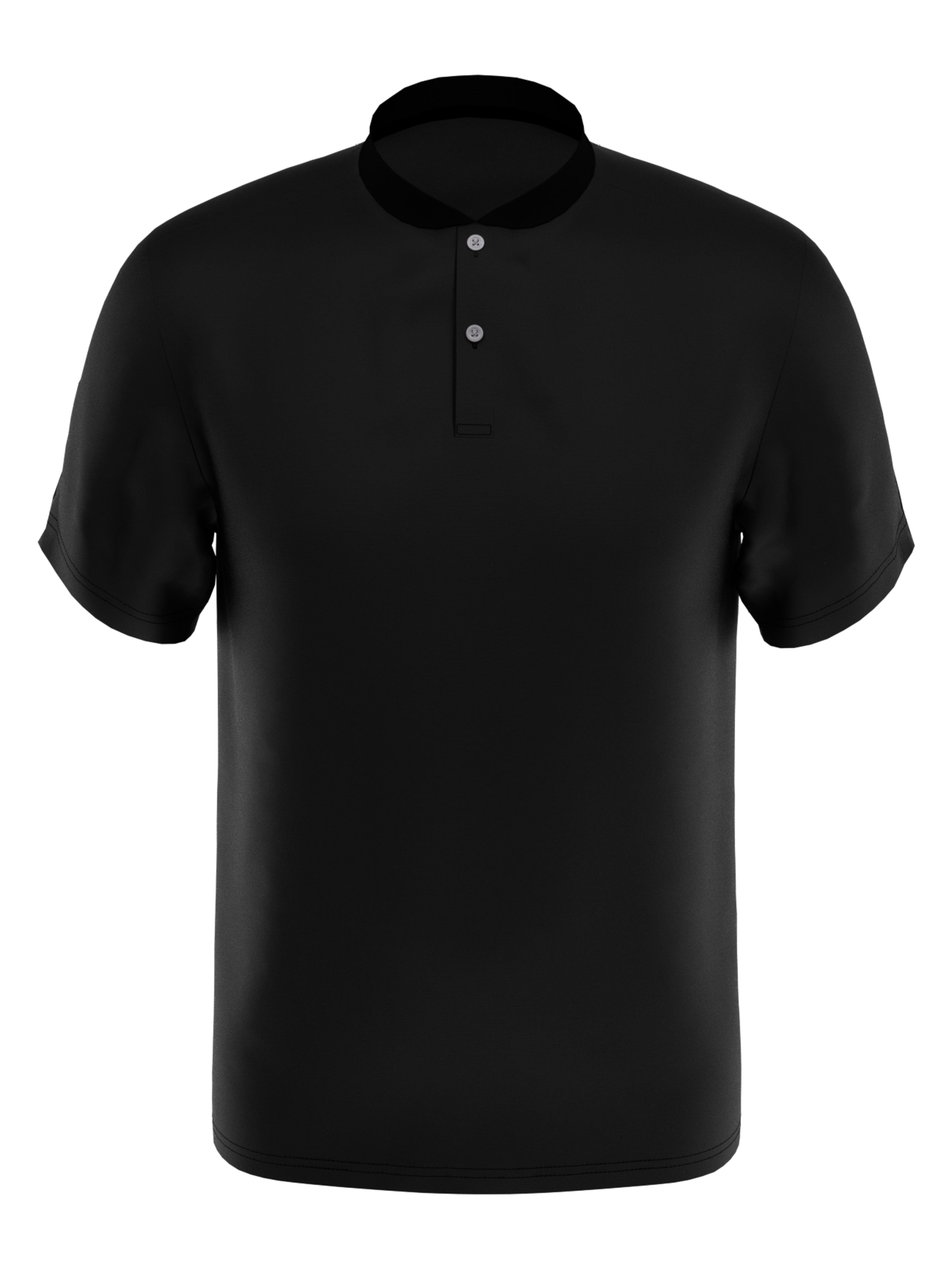 PGA TOUR Apparel Boys Edge Collar Pique Golf Polo Shirt, Size Small, Black, 100% Polyester | Golf Apparel Shop