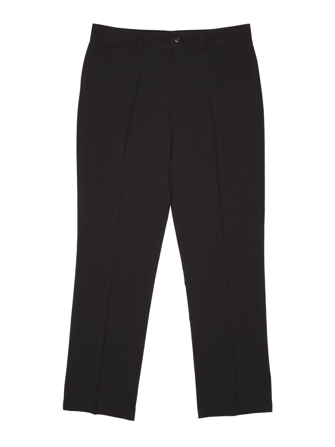 PGA TOUR Apparel Boys Flat Front Solid Pants, Size Large, Black, Polyester/Elastane | Golf Apparel Shop