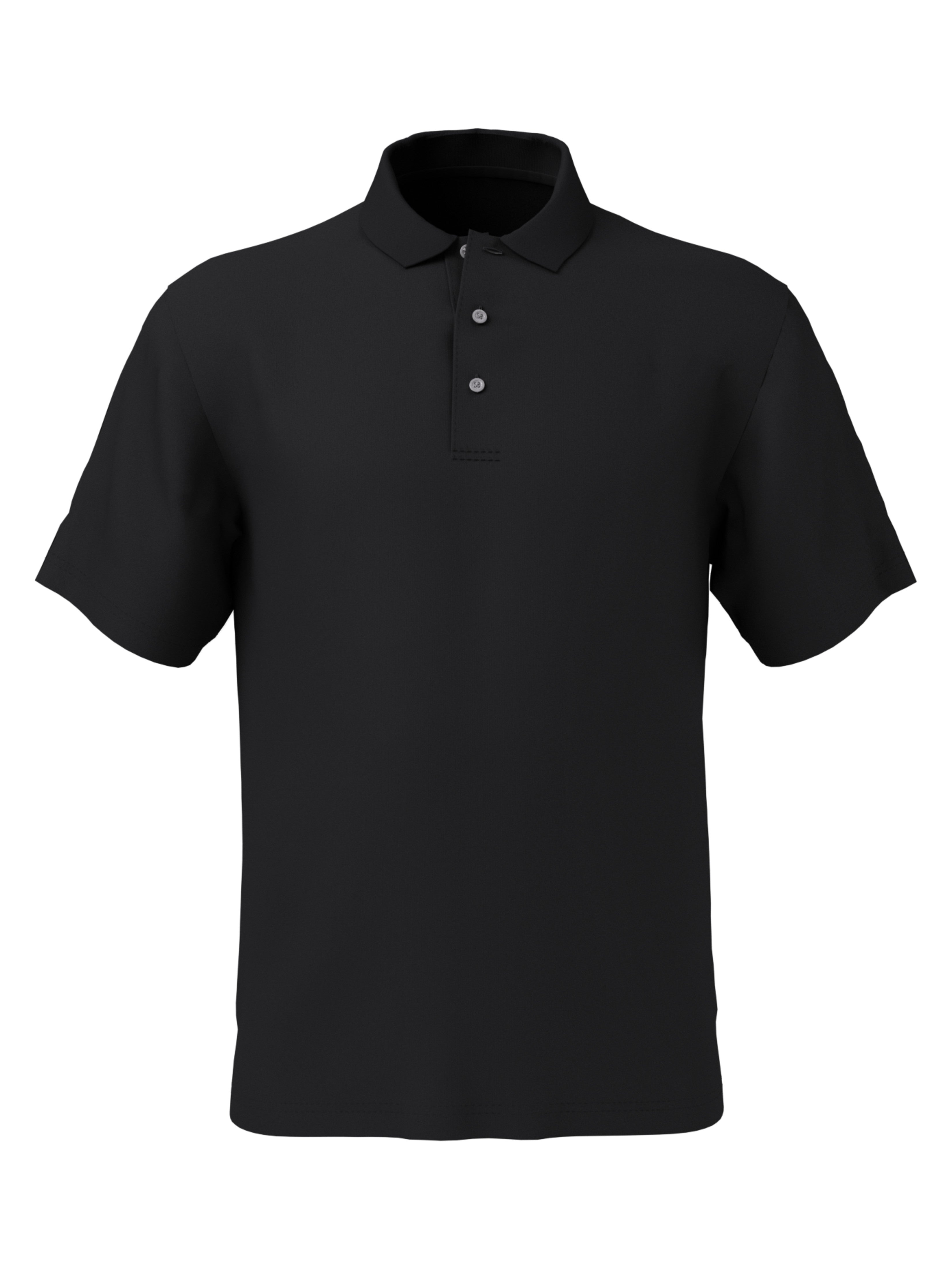 PGA TOUR Apparel Boys Short Sleeve AirFlux™ Polo Shirt, Size Large, Asphalt Gray, 100% Polyester | Golf Apparel Shop