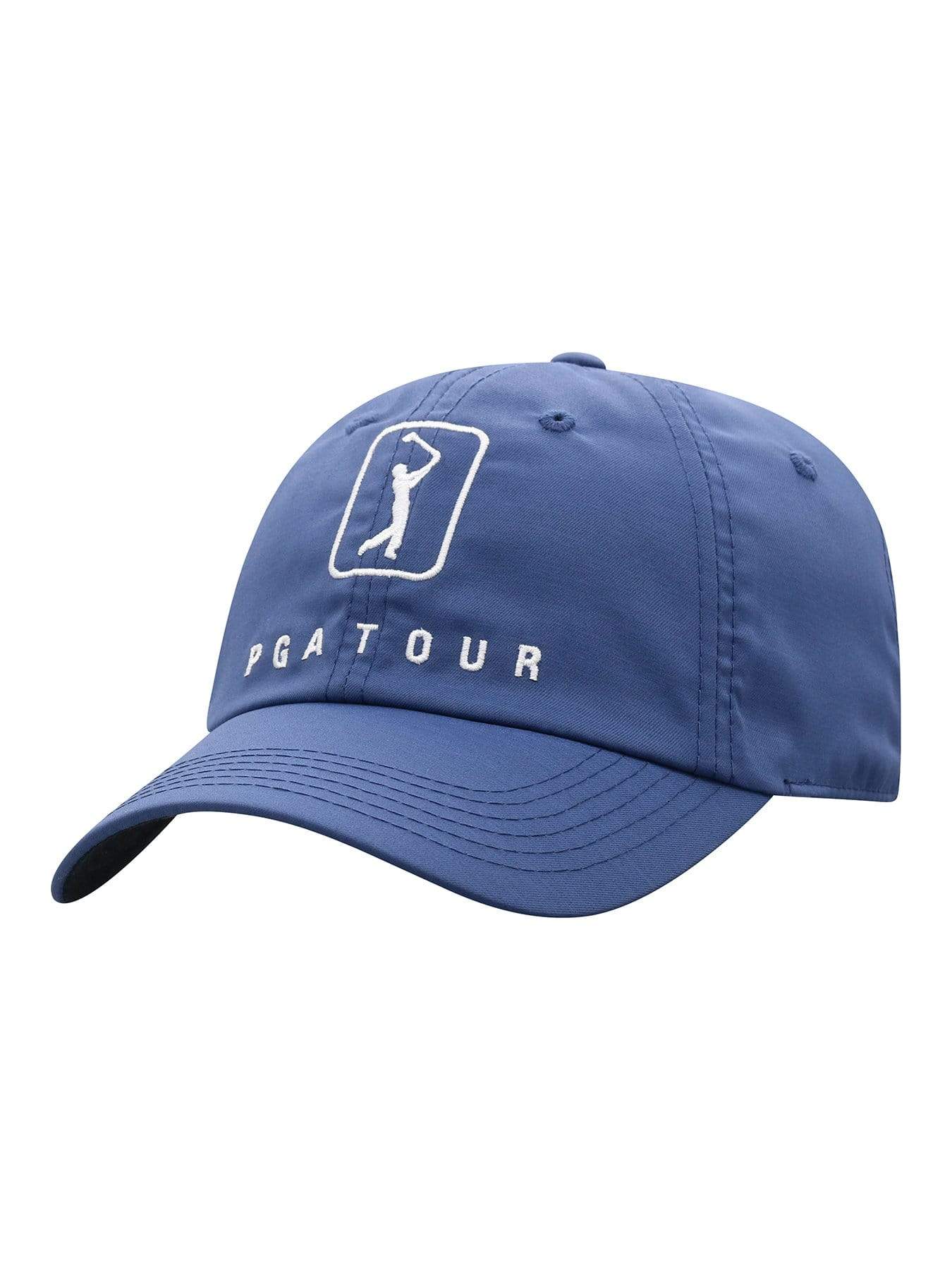 PGA TOUR Apparel Classic Logo Adjustable Hat, Medium Blue | Golf Apparel Shop