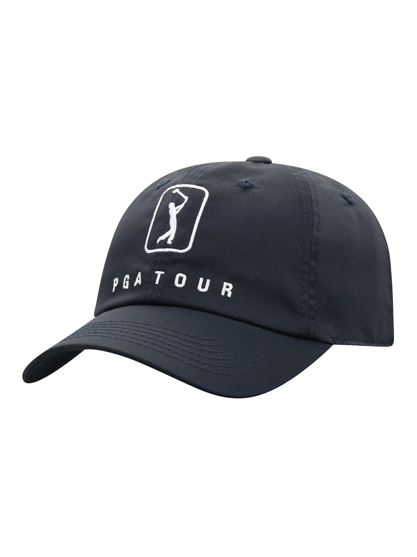 PGA TOUR Apparel Classic Logo Adjustable Hat, Navy Blue | Golf Apparel Shop