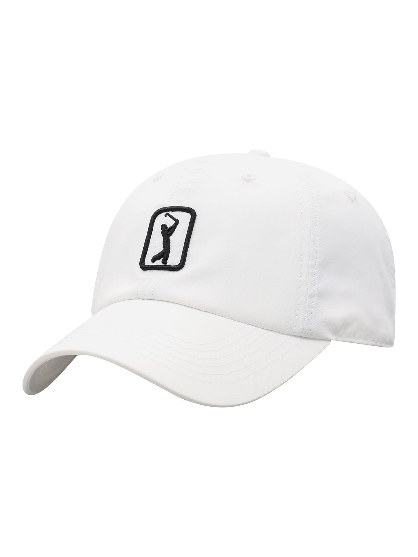 PGA TOUR Apparel Classic Logo Adjustable Hat, White | Golf Apparel Shop