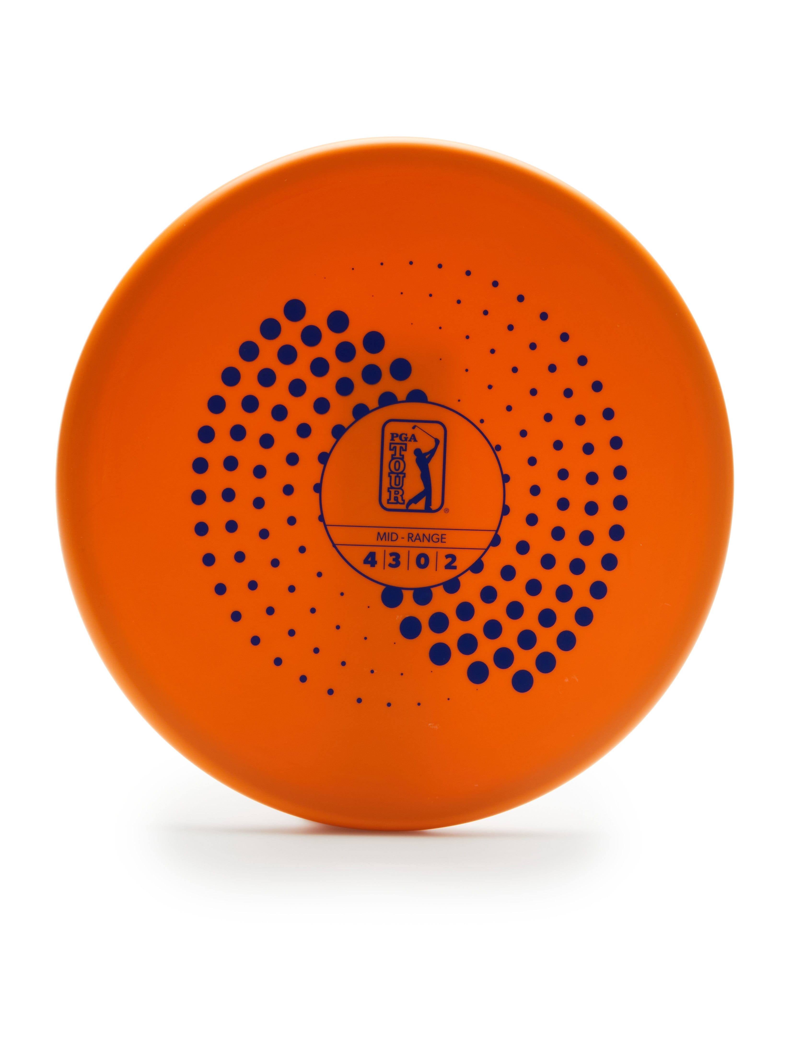 PGA TOUR Apparel Disc Golf Mid-Range Disc, Vibrant Orange | Golf Apparel Shop