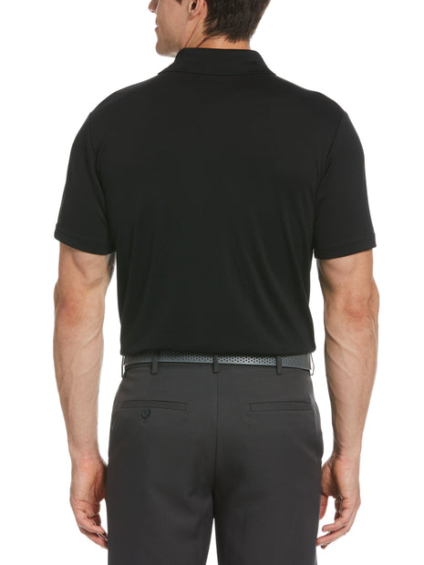 PGA TOUR Men's Easy Care Solid Golf Polo Shirt 