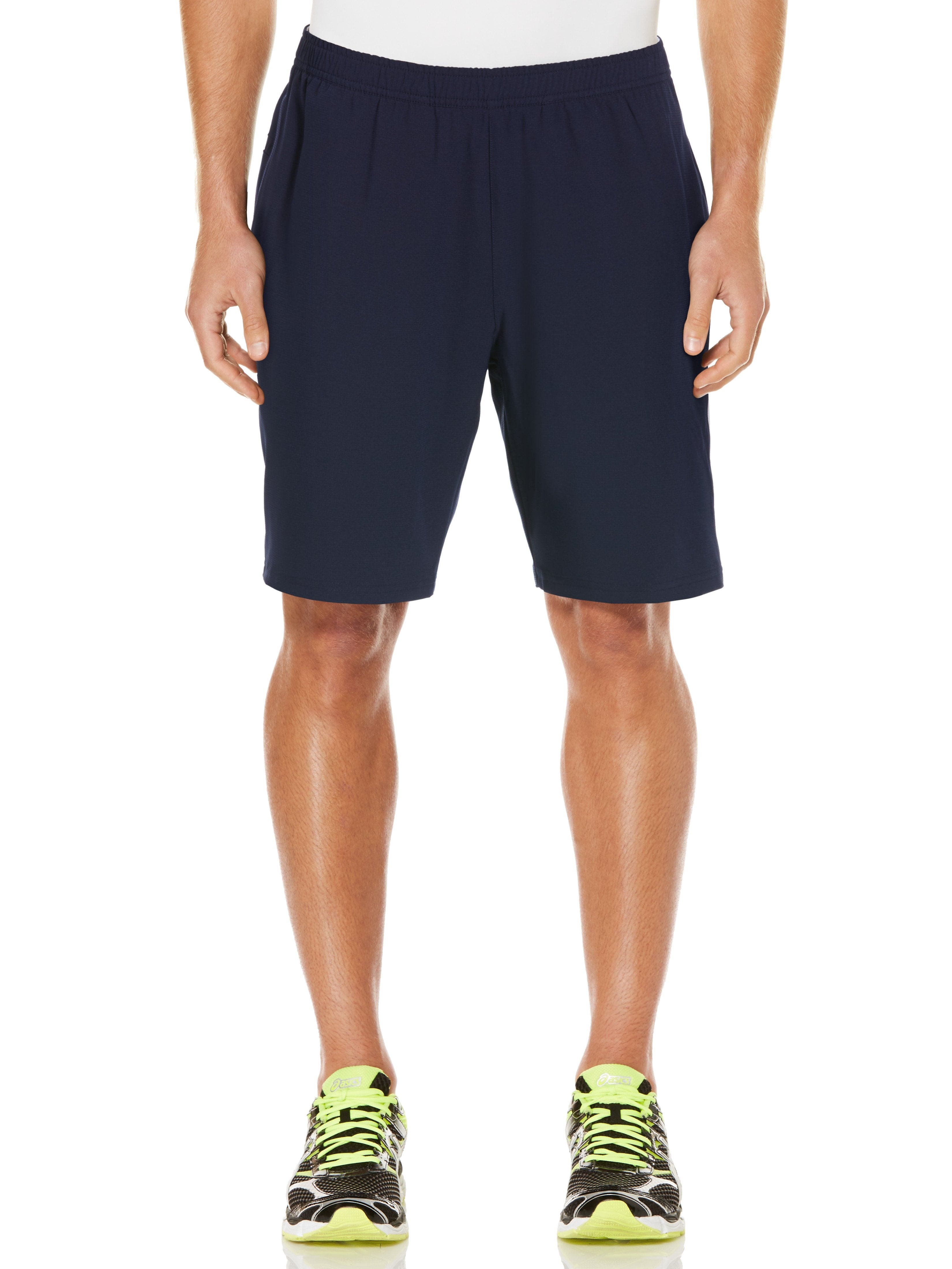 Grand Slam Mens Athletic Shorts, Size Large, Navy Blue, Polyester/Elastane | Golf Apparel Shop