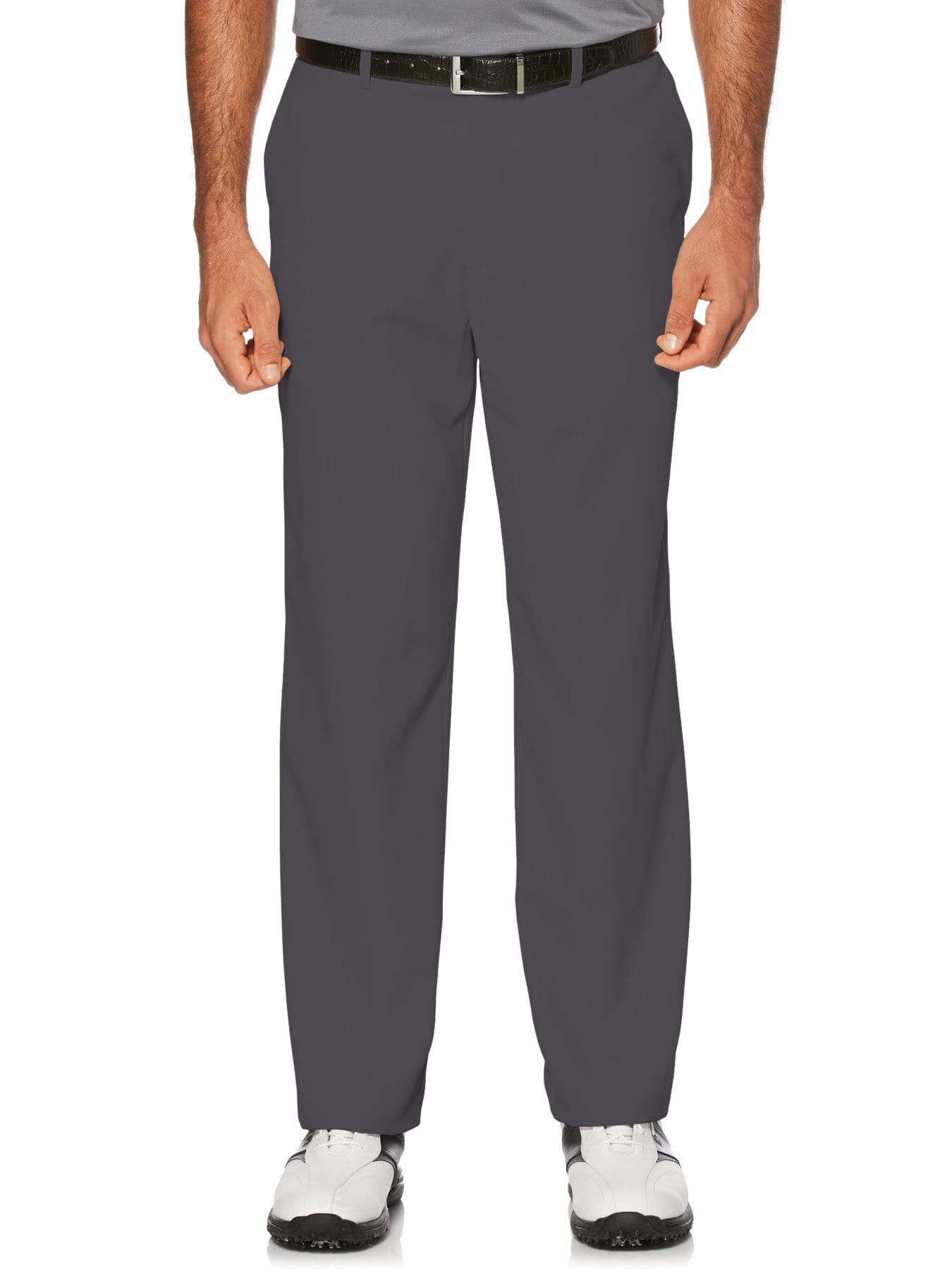 Perry Ellis Men's Modern Fit Non-Iron Moisture-Wicking Dress Pants | Waist  Size 30 - 42