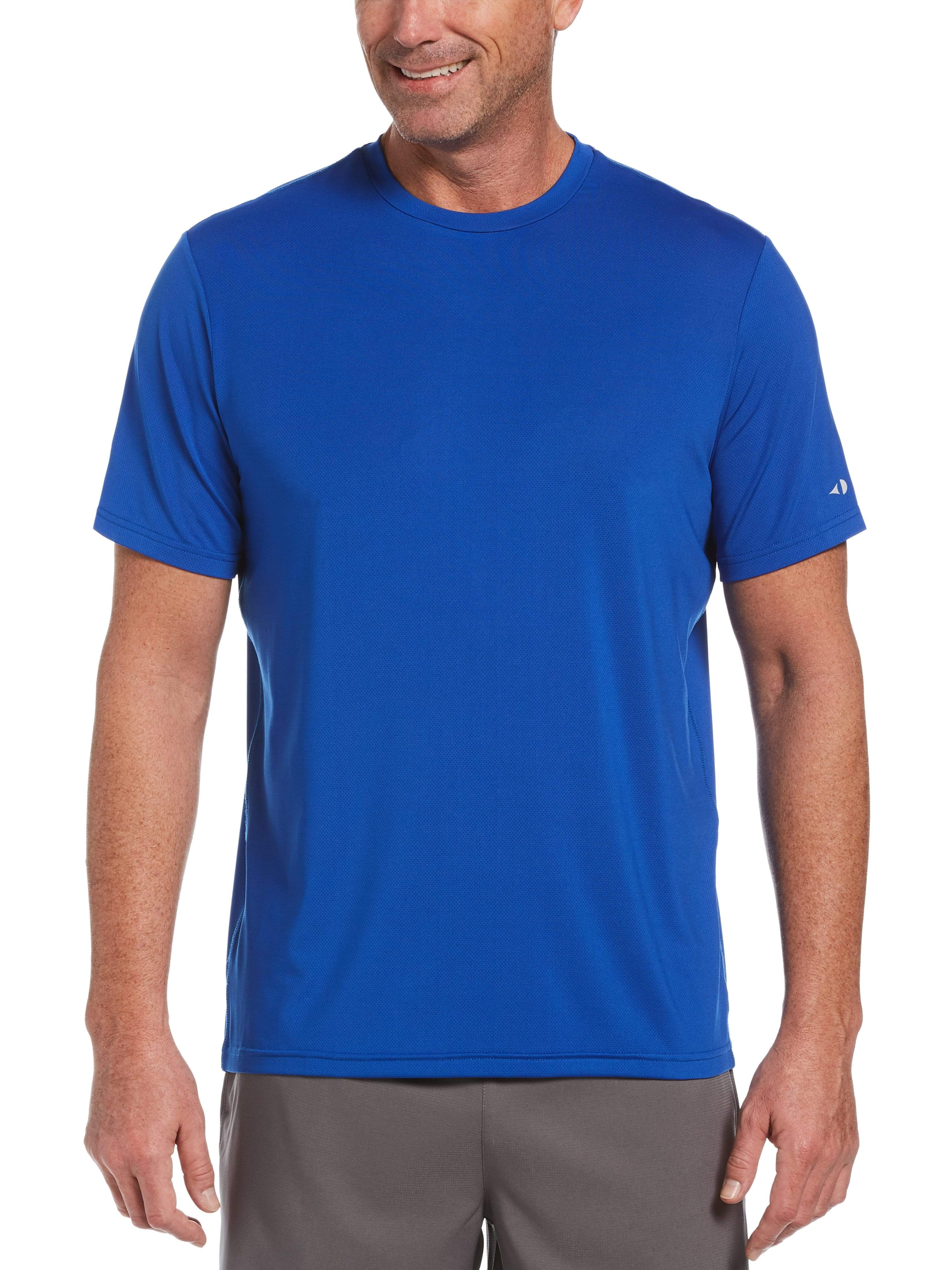 Grand Slam Mens Solid T-Shirt, Size Medium, Blue Tattoo, Polyester/Spandex | Golf Apparel Shop