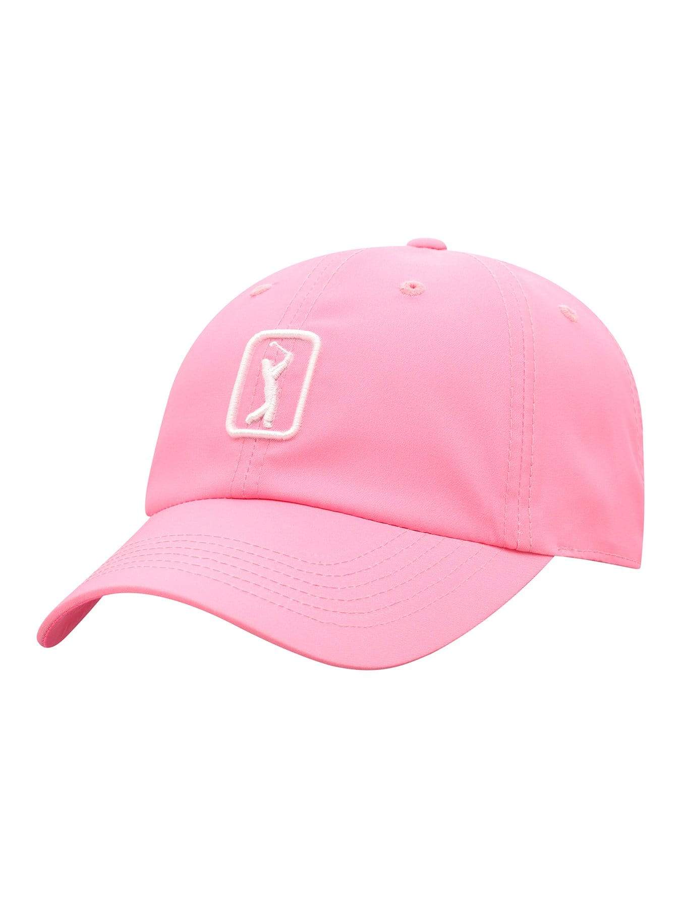 PGA TOUR Apparel Womens Classic Logo Adjustable Hat, Pink | Golf Apparel Shop