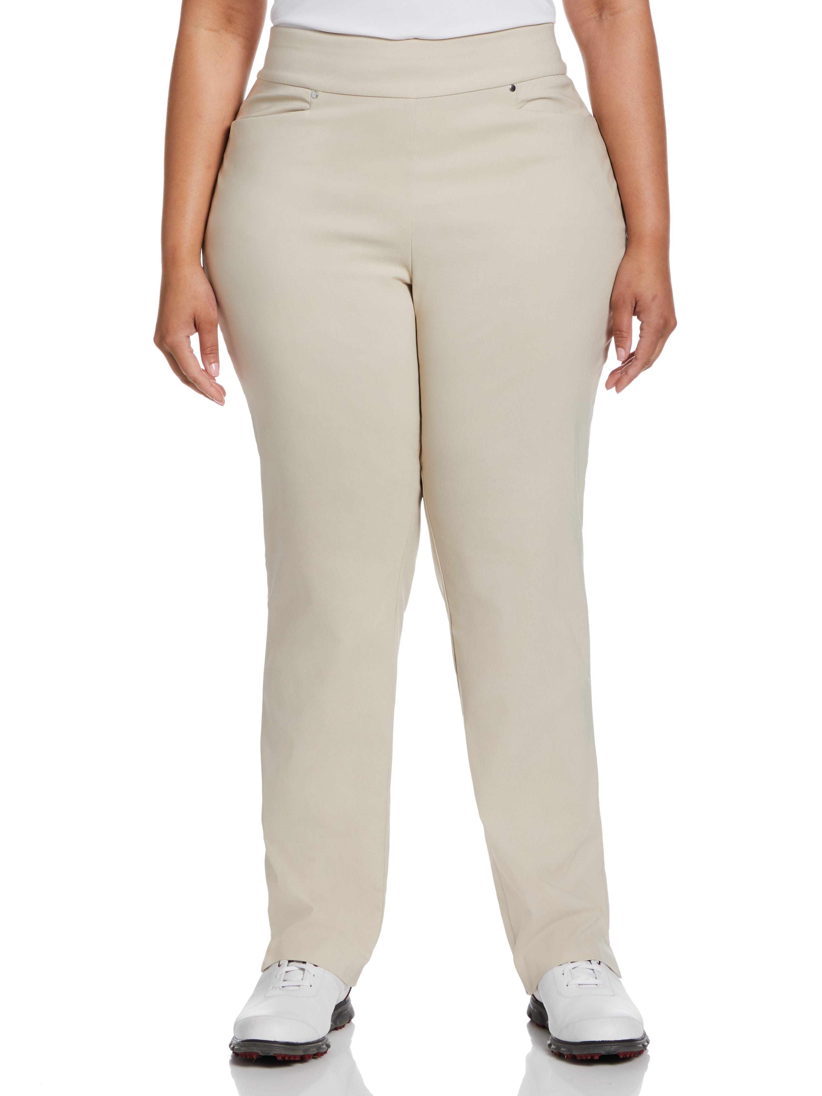 PGA TOUR Apparel Women's Plus Size Pull-On Golf Pant