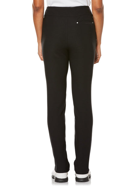 SLIM-SATION Women's Golf Wide Band Pull-On Capri Pant with Real Front  Pockets (Black,6) at  Women's Clothing store