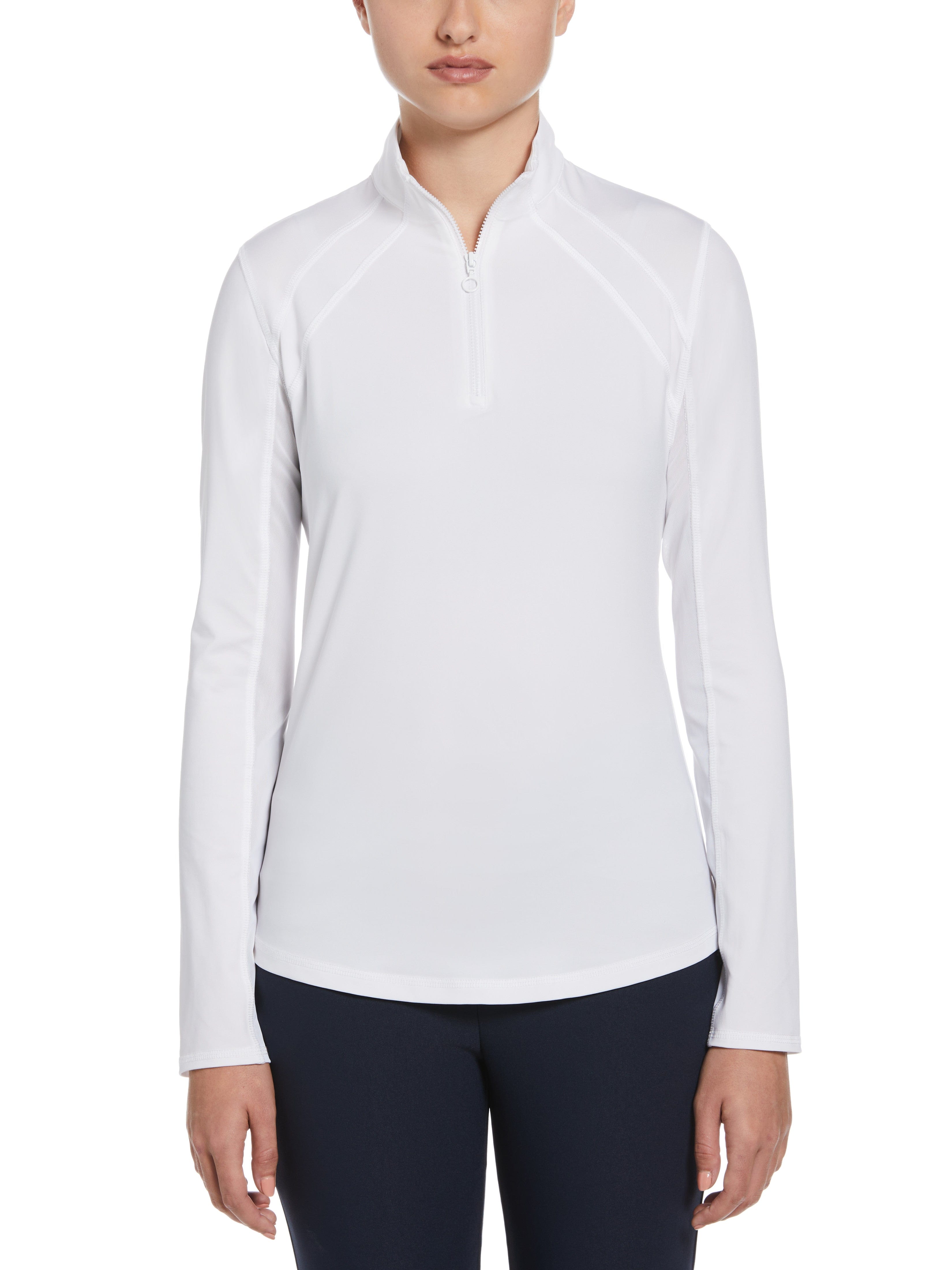 Callaway Apparel Women's Swing Tech Sun Protection 1/4 Zip Golf