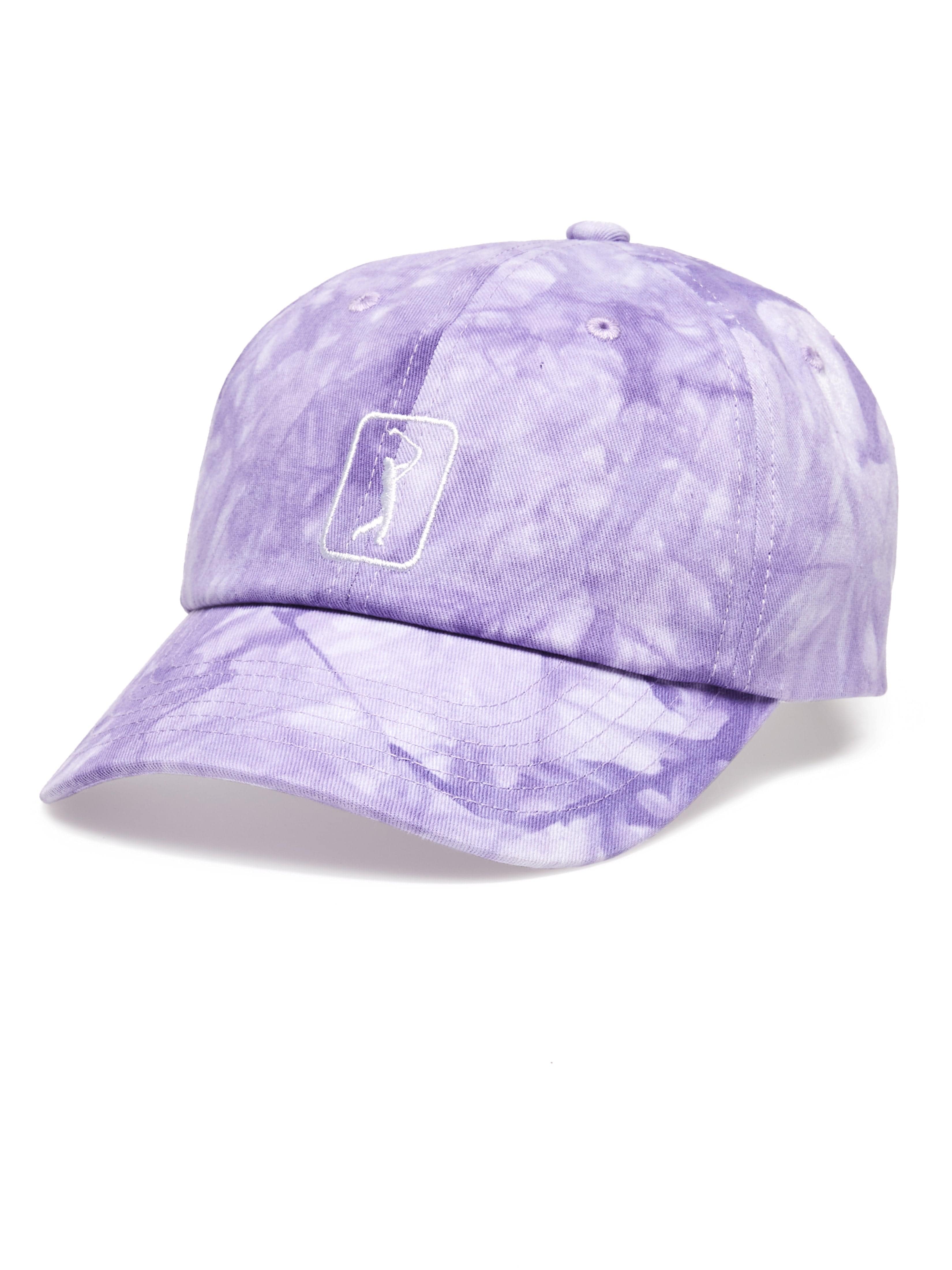 PGA TOUR Apparel Womens Tie-Dye Golf Cap, Baja Blue, 100% Cotton | Golf Apparel Shop