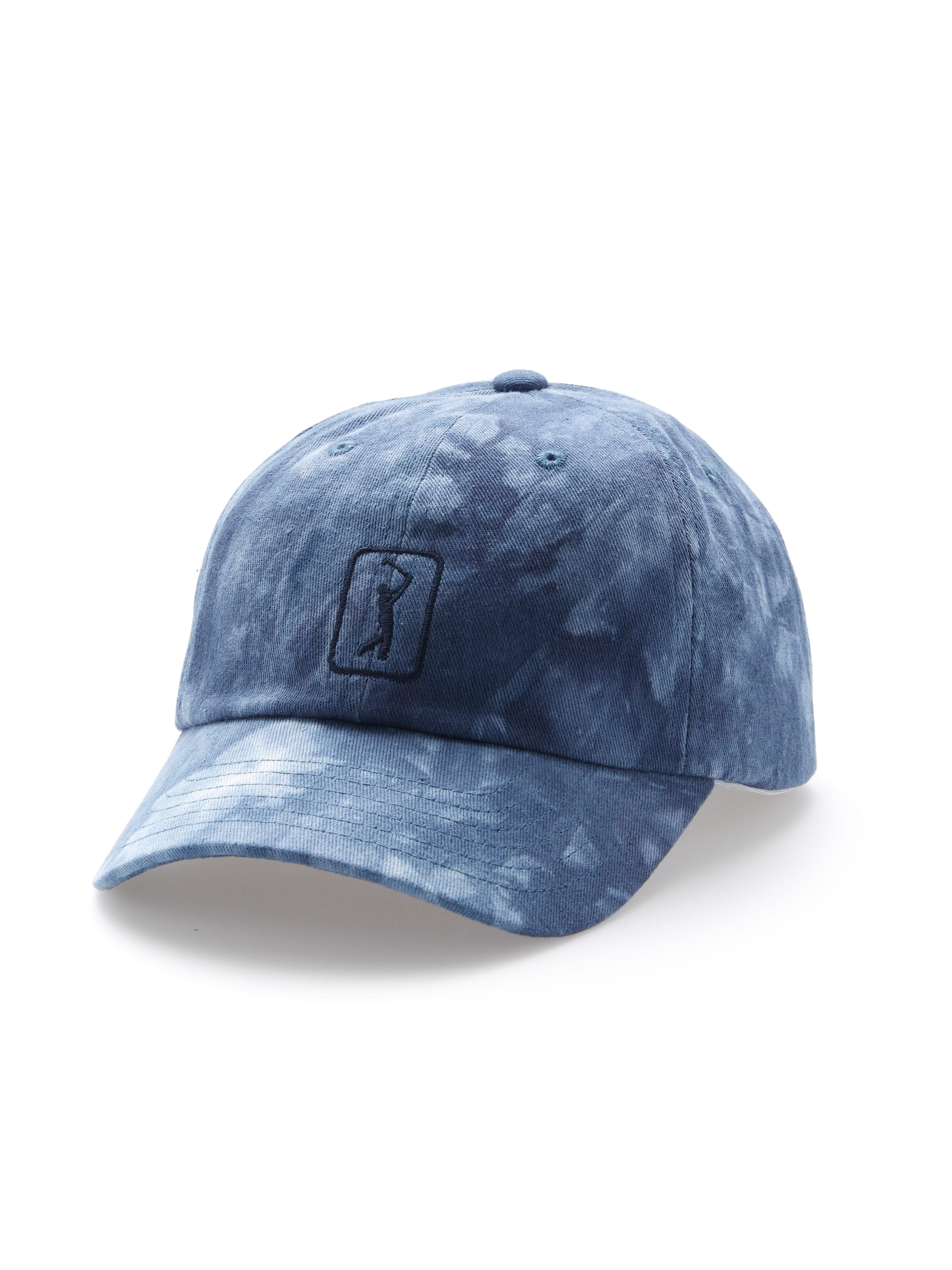 PGA TOUR Apparel Womens Tie-Dye Golf Cap, Navy Blue, 100% Cotton | Golf Apparel Shop