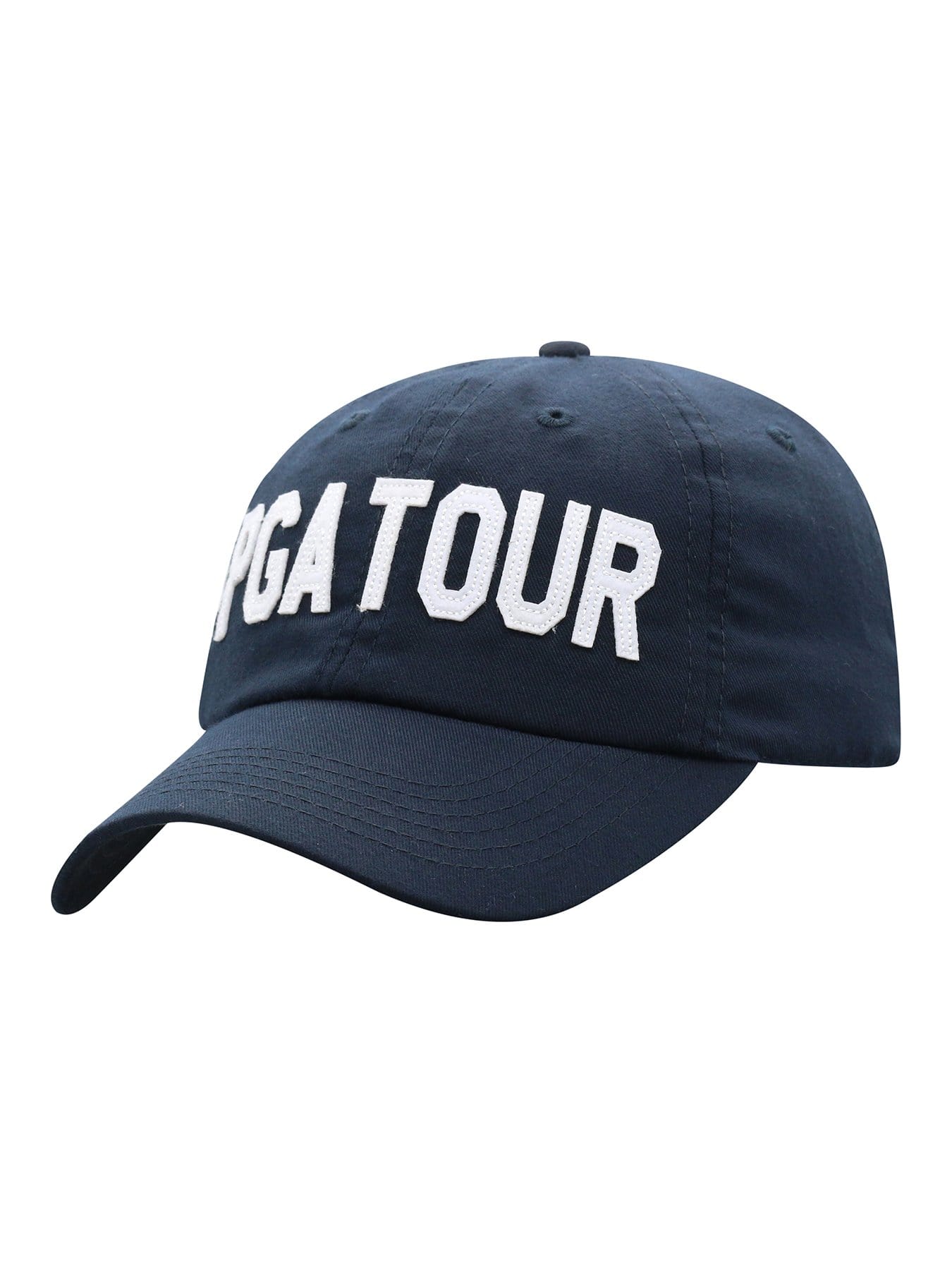 PGA TOUR Apparel Wordmark Adjustable Hat, Navy Blue | Golf Apparel Shop