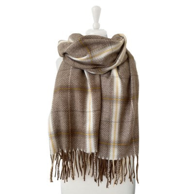 Charter Club Women's Blue Chenille Plaid Scarf – COUTUREPOINT