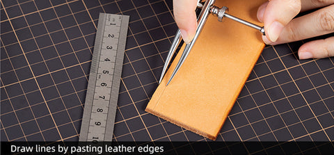 Precision Spring Dividers Leathercraft Leather Scratch Wing Divider Leather  Marking Tool Accessories