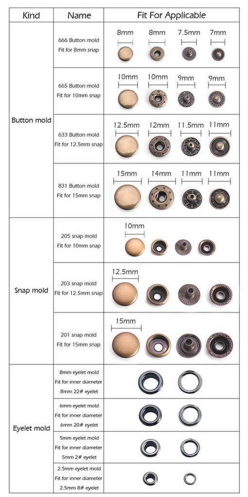 Manual Button Installation Tool Eyelet Hand Pressing Machine