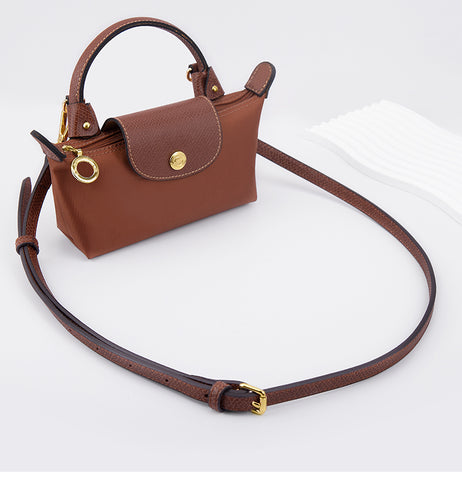 WUTA Bag Transformation Accessories for Longchamp mini Bag Straps  Punch-free Genuine Leather Shoulder Strap Crossbody Conversion - AliExpress
