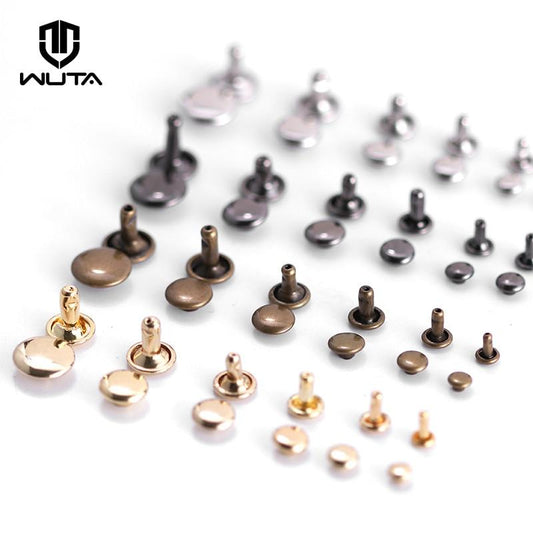 20pcs Solid Brass Round Head Screw Studs Chicago Leather Craft Accessories-WUTA  – WUTA LEATHER