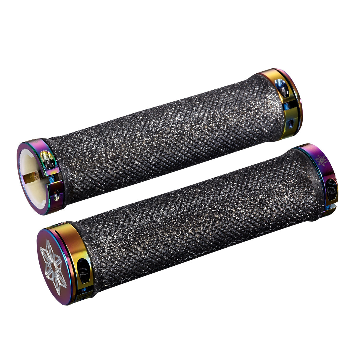 Supacaz Bling Tape Super Oil Slick w/ Ano Black Plugs