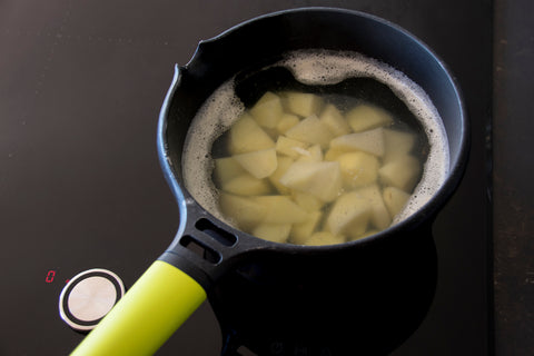 Crema de patata con trufa de verano