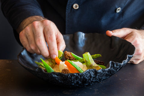 Parmentier de patata con huevo poché y trufa negra