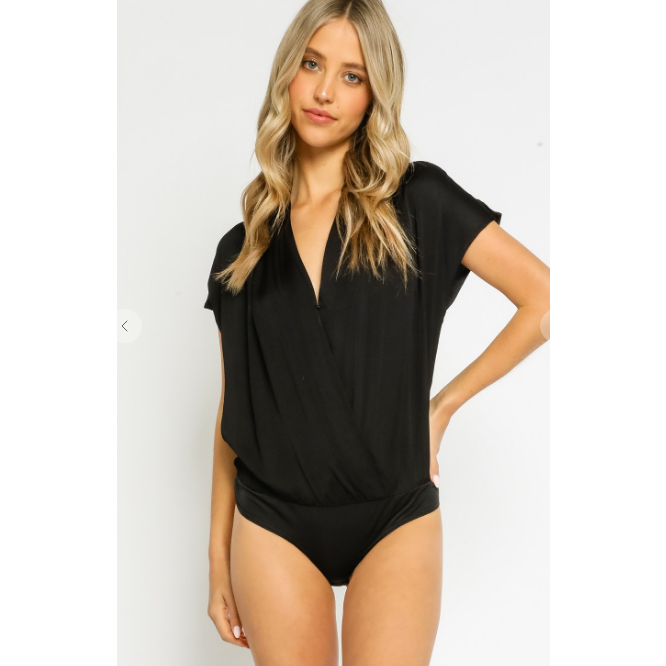 satin shirt bodysuit