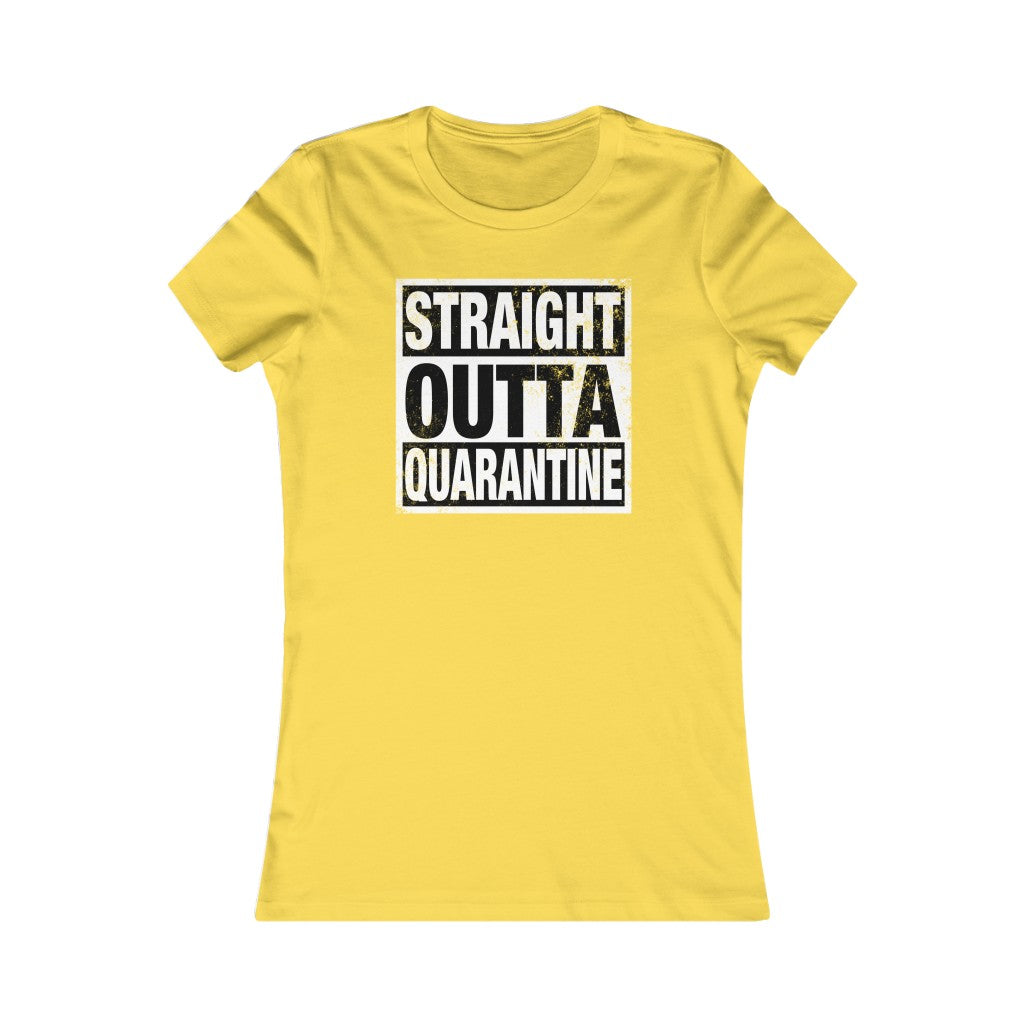 Women's Tee | Straight Outta Quarantine – KRG Prints Official Site