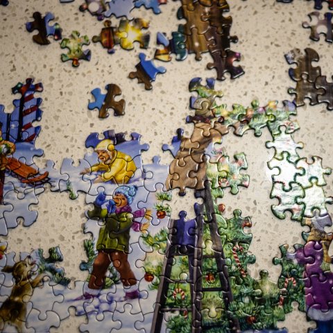 winter puzzle christmas day