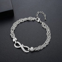 Load image into Gallery viewer, Illustrious Infinity Cubic Zirconia Bracelet
