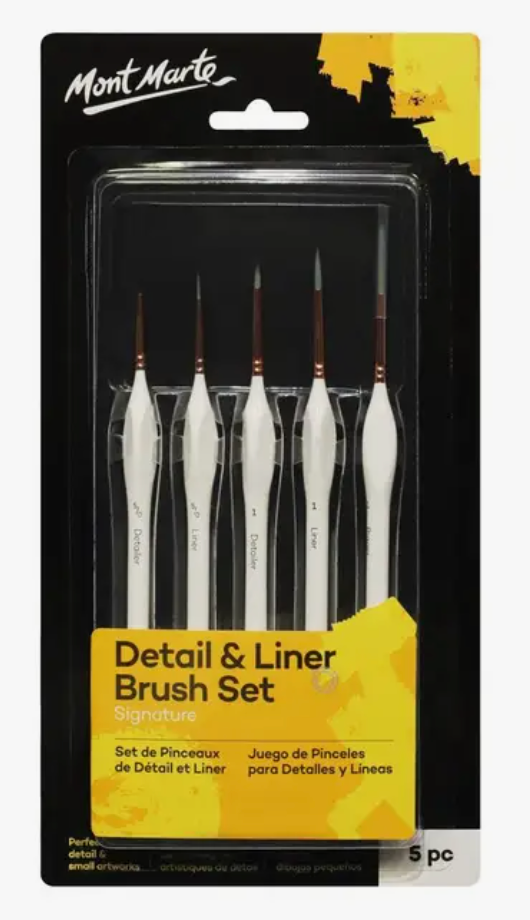 Lil Paint Brush Set of 7