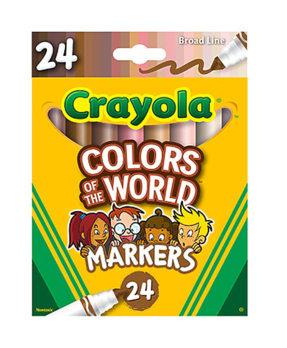 crayola colors of the world crayons 24 color set – A Paper Hat