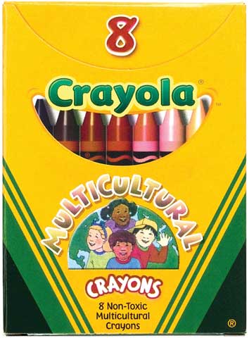 Crayola Multicultural Pencil Crayons-8pk - Inspiring Young Minds to Learn