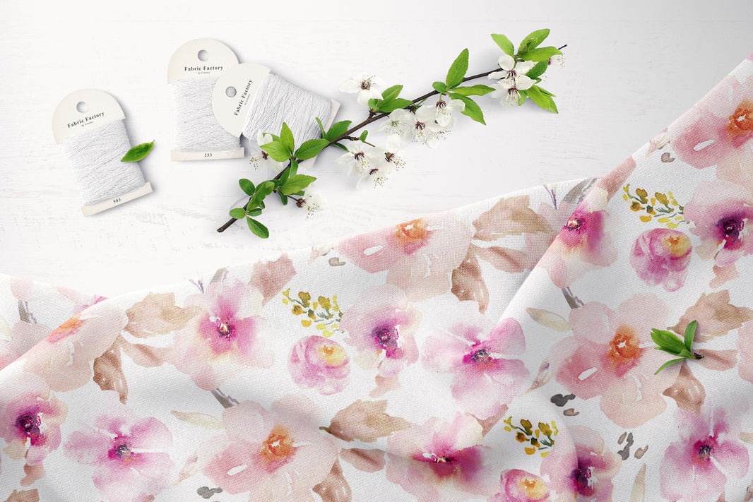 Printed Linen Fabric By The Yard Or Meter | Isole Linen