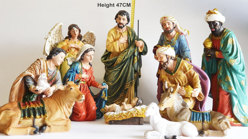 Christmas Nativity set - Extra large 470 mm height – Amon Enterprises