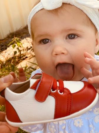 Baby Shoes for Learning to Walk