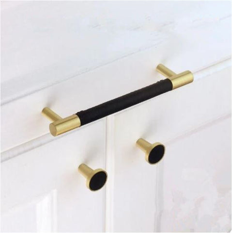 Gold & Black Door Handles & Doorknobs
