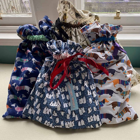 Fabric gift bags