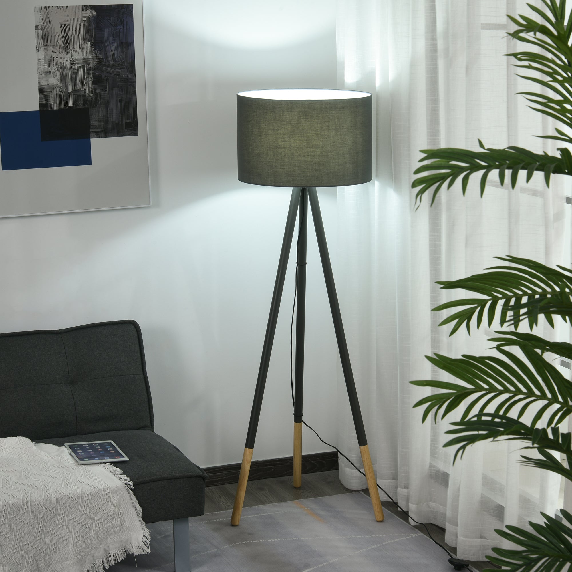 adesso louise floor lamp