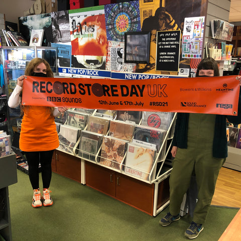 record store day banner advertising date