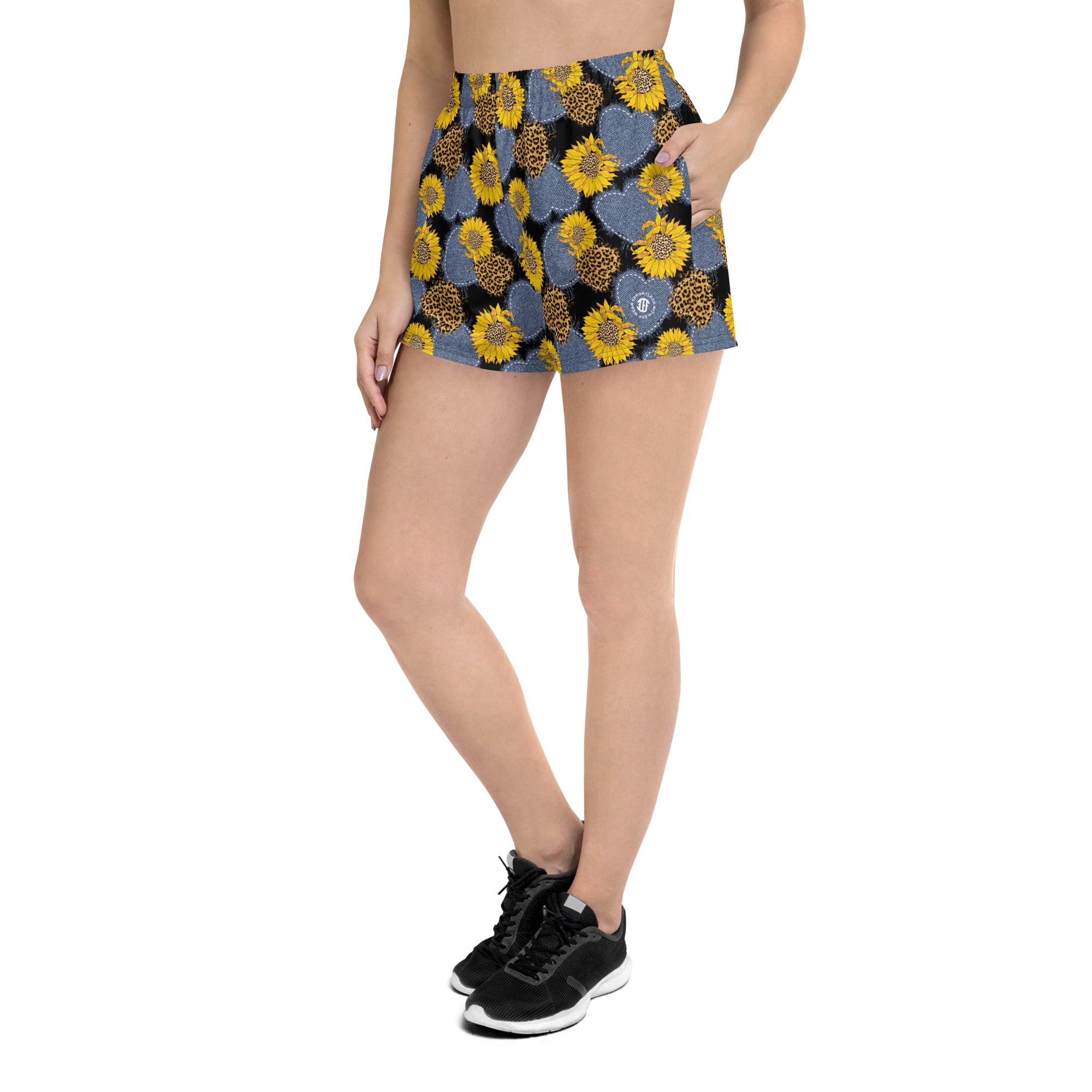 Sunflower Denim Athletic Shorts ♻️