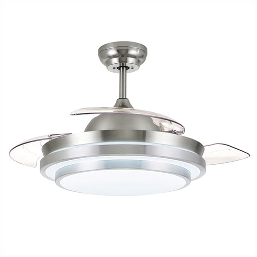 ceiling fan with light invisible blades